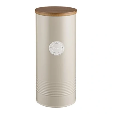 Image of Typhoon Living Cream 2.5 L Pasta Storage Canister with Bamboo Fibre Lid