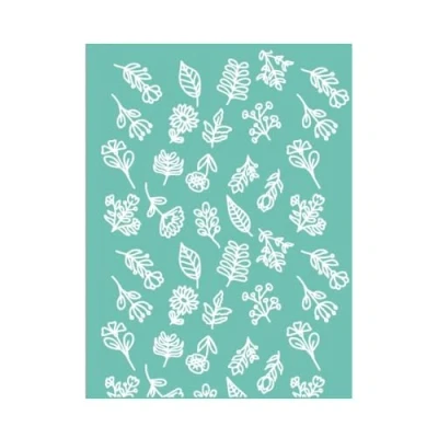 Image of Embossing Garden Craftelier Folder Flower for Scrapbooking and Crafts Compatible with Sizzix Big Shot, Shot Plus, Revolution 15 x 20 cm