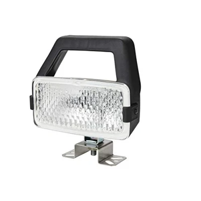 Image of HELLA 1GD 004 490 001 Halogen Worklight 24/12V Screw Connection/mounting Four point mounting Short distance lighting Plug: Blade Terminal