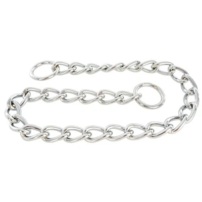Image of Ancol Extra Heavy Dog Check Chain Pet Puppy Lightweight Sturdy Comfortable Adjustable Buckle Durable Obedience Training Choke Collar 70cm