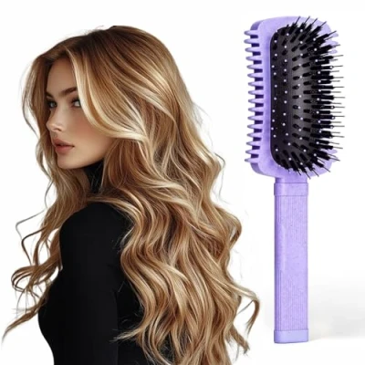 Image of Bounce Curl Brush, Defining Brush Define Curls for Combing, Detangling, Shaping, Curly Hair Women and Men Less Pulling Separation