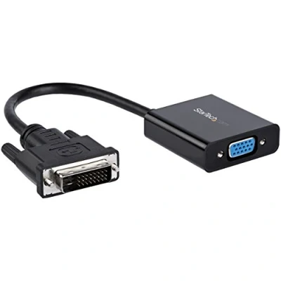 Image of StarTech.com DVI D to VGA Active Adapter Converter Cable 1080p box (DVI2VGAE),black