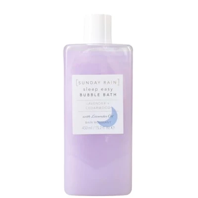 Image of Sunday Rain Sleep Easy Bubble Bath, Lavendar Bath Soak, Calming, Helps Aid Relaxation, Vegan &amp; Cruelty Free, 450ml