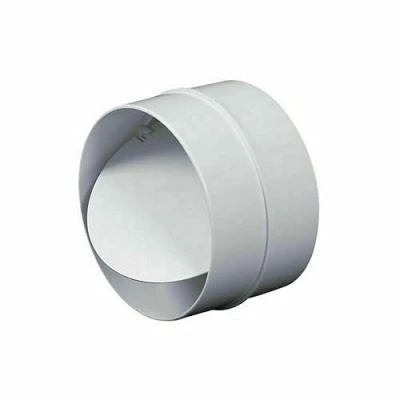 Image of Duct Pipe Connector 150mm with Non Return Valve/Back Draught Shutter Damper