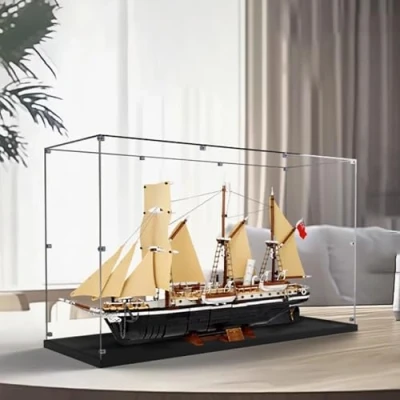 Image of Acrylic Display Case for Lego 10335 Endurance Expedition Ship Model, Dustproof Box, Storage Transparent Box Compatible with 10335(Only Case, No Model) (3mm)