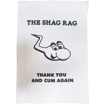 Image of The Shag Rag Gift Idea Present For Him Girlfriend Boyfriend Dad Men Man Her Wife Birthday Card wrapper Unusual April Fools Secret Santa 40th 50th 60th 21st Rude Mens Ladies Sex Boss