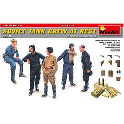 Image of Miniart 1: 35 Soviet Tank Crew At Rest Special Edition