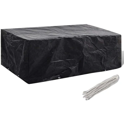 Image of vidaXL Garden Furniture Cover 8 Eyelets 200 x 160 70 cm