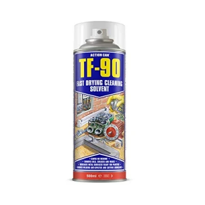 Image of Action Can 1848 TF 90 Fast Drying Cleaning Solvent Degreaser Spray Aerosol 500ml