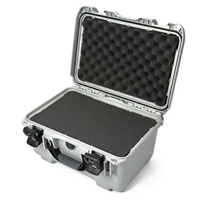 Image of Nanuk 918 Waterproof Hard Carrying Case with Pick and Pluck Foam Insert Polypropylene Silver