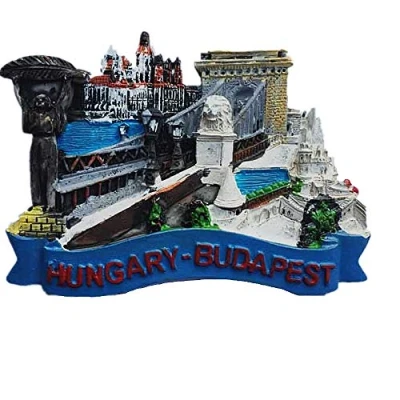 Image of 3D Budapest Hungary Fridge Magnet, Home &amp; Kitchen Decoration Magnetic Sticker Refrigerator Magnet