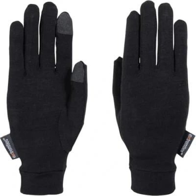 Image of EXTREMITIES MERINO TOUCH LINER GLOVE BLACK (SIZE LARGE)