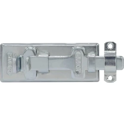 Image of Sliding bolt 300/100 made of hardened steel and with corrosion protection suitable for sheds, garages more combination a padlock