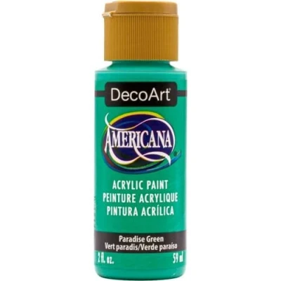Image of Deco Art Americana Acrylic Paint 2oz Paradise Green