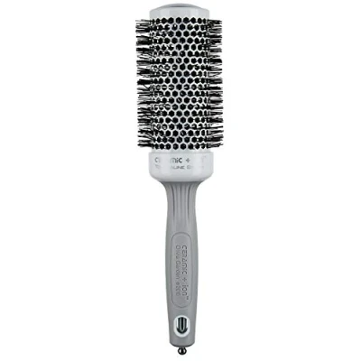 Image of Olivia Garden ceramic + Ion 45 round hairbrush, anti static ionic hairbrush with body and nylon bristles, mm pack of 1