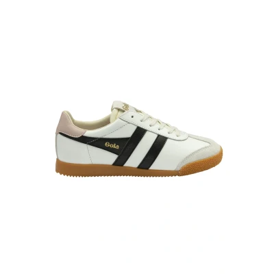 Image of Gola Elan Womens Fashion Trainers in White Black 4 UK