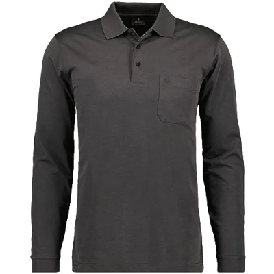 Image of Ragman Polo shirt anthrazit, Men&#039;s, Size: Medium, Anthrazit