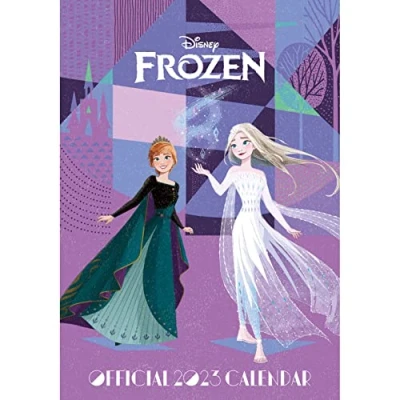 Image of Disney Frozen Calendar 2023 Month to a View Poster 30cm x 42cm Official Merchandise