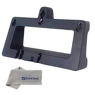 Image of Yealink Wall Mount Bracket for Phones: T52S, T54S, T54W, T56A, T58V, Global Teck Bundle Includes Microfiber Cloth
