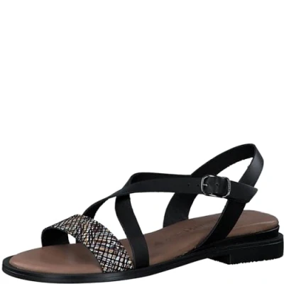Image of Tamaris Women&#039; 1 28111 42 Heeled Sandal, Black (Black Comb), 6 UK
