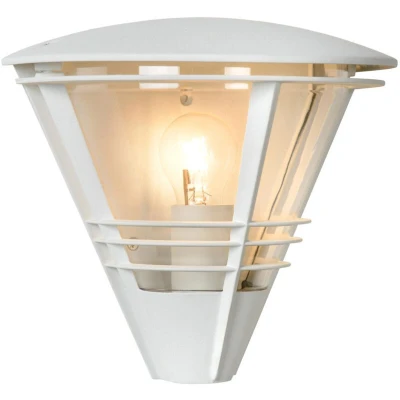 Image of Livia Modern Wall Light Outdoor 1xE27 IP44 White