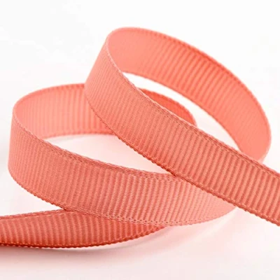 Image of Italian Options Grosgrain Ribbon, 10mm x 10 Metre Roll, Rose Gold