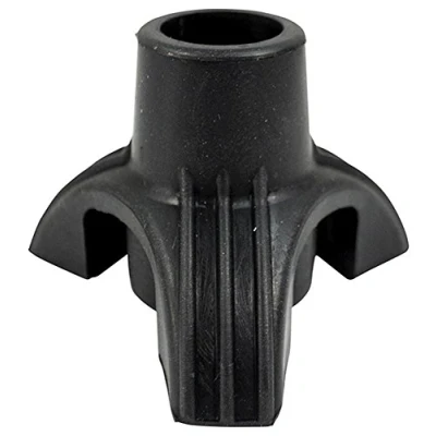 Image of Aidapt 22&quot; Self Standing Tri Rubber Walking Stick Cane Tip Ferrule Replacement Aid