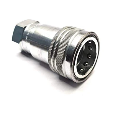 Image of Female ISO A 3/4&quot; BSP Hydraulic Quick Release Coupling