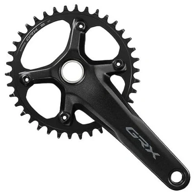 Image of Shimano FC RX610 GRX Chainset 46/30 Double 12 speed 2 Piece Design