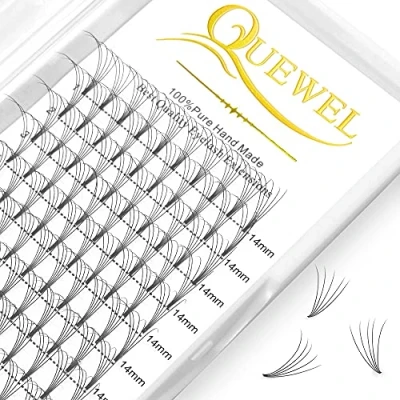 Image of Premade Fan Volume Lash Extensions 5D 0.07D 14mm Russian Pre Made Lashes 3D 4D 6D 0.07/0.10 C/D Curl 8 15mm Long Lasting Easy Application（5D 14mm）