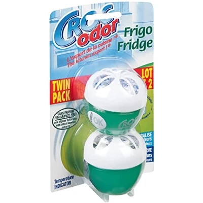 Image of 5 X CROC ODOR TWIN PACK FRIDGE FRESH DEODORISER NEUTRALISER ODOUR FRESHENER FOOD SAFE