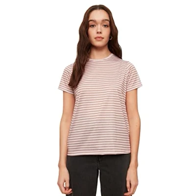 Image of Trendyol Women Basics Regular Basic Crew Neck Knit T Shirt