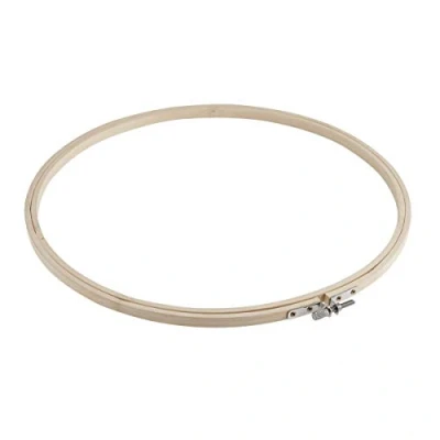 Image of Bamboo Embroidery Hoop Cross Stitch Sewing Flower Ring Size Choice 4&quot; 14&quot; (12&quot; (30cm))