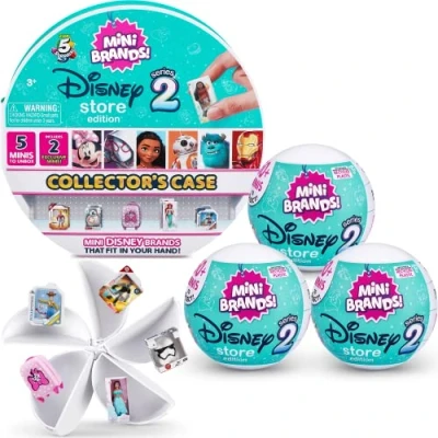 Image of Mini Brands Disney Store Series 2 Mystery Capsule Collectible Toy Starter Pack (Collector&#039;s Case &amp; 3 Capsules), MailBox