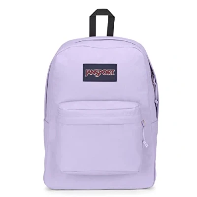 Image of JANSPORT Unisex&#039;s Superbreak One Lightweight Reliable School Bookbag, Pastel Lilac1, Size