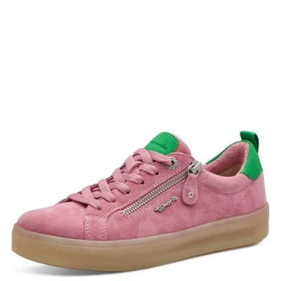 Image of Tamaris Women&#039;s 8 83707 42 Sneaker, Rose Green, 6.5 UK