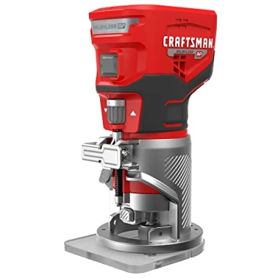 Image of CRAFTSMAN V20 Router Tool, Cordless, Variable Speed, Plunge with Depth Adjustment, Bare Tool Only (CMCW400B)
