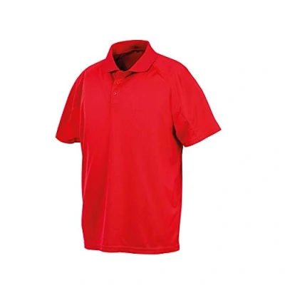 Image of Spiro Unisex Adults Impact Performance Aircool Polo Shirt (4XL) (Red)