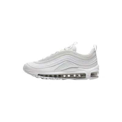 Image of NIKE Air Max 97 GS Great School Trainers Sneakers Fashion Shoes 921522 (White/Metallic Silver/White 104) Size UK5 (EU38)