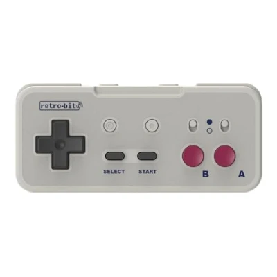 Image of Retro Bit Origin8 2.4 GHz Wireless Controller For Nintendo Switch &amp; NES USB receivers included GB Grey