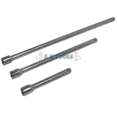 Image of Toolzone 3 Piece 1/4&quot; Short Extension Bars