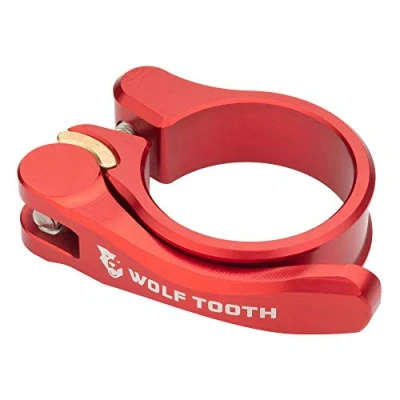 Image of Wolf Tooth QR Quick Release Seatpost Clamp 38.6mm, Red