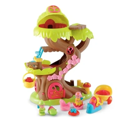 Image of HappyLand Forest Fairy Tree House Playset For Children From 2 Years Garden Early Learning Centre Toys Figures Toddler Gift Happy Land Toy Sets People