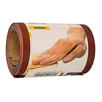 Image of Mirka Red sandpaper roll 115mm x 5m / grit P100 1 For sanding wood, metal and plastic