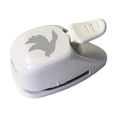 Image of Artoz paper punch card &quot;Dove&quot;, 31mm hole for making cards Christmas, invitations, weddings, baptisms, greetings and much more