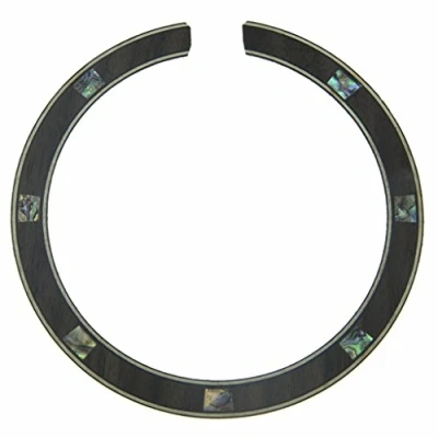 Image of Dopro High Qaulity 110 * 12 0.8mm Acoustic Guitar Soundhole Rosewood Rosette with Abalone Shell Design