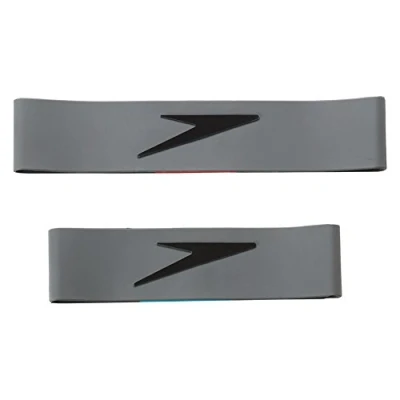 Image of Speedo Unisex Swim Training Silicone Bands Black, One Size