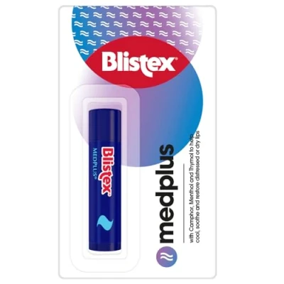 Image of Blistex MedPlus Lip Balm Stick, Helps Soothe Dry and Chapped Lips, Multipack 4.25g x 12