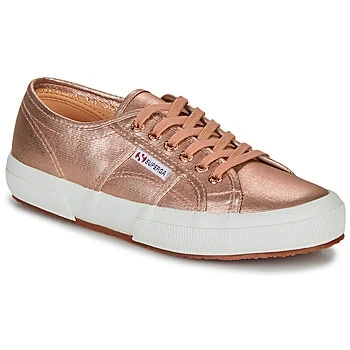 Image of Superga 2750 COTMETU women&#039;s Shoes (Trainers) in Pink