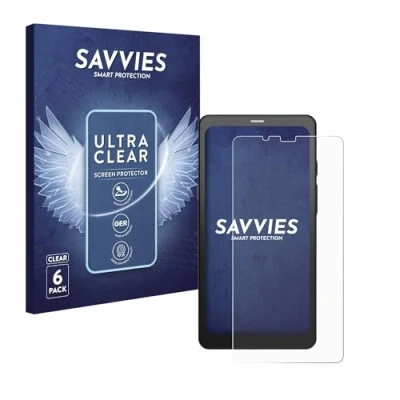 Image of Savvies 6 Pack Screen Protector compatible with Onyx Boox Palma/Palma 2 Protection Film Clear